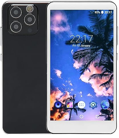 MP4 Player, 5 Zoll HD Touchscreen, HiFi Rauschunterdrückung, Tragbarer WiFi Musikplayer mit Kamera für (Schwarz)