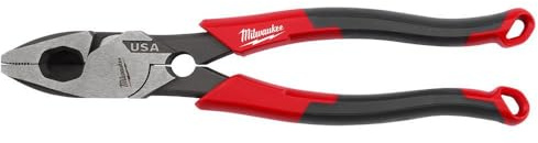 Milwaukee Electric - 9 Linemans Comfort Grip Pliers W/Thread Cleaner