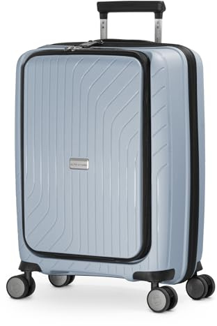 Hauptstadtkoffer TXL Handgepäck Koffer 55x40x23 cm mit Laptopfach, TSA Schloss, Hartschalen Trolley, 4 Doppelrollen, Leicht 2,4 kg, Kabinenkoffer Bordgepäck 42L Reisekoffer, Iceblue | PP-Hartschale · TSA-Zahlenschloss · Wasserabweisender Zipper · Leichtgewicht · 4 Doppelrollen · Austauschbare Ersatzteile