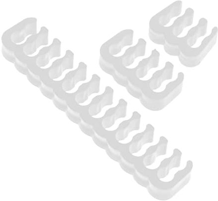 Uonlytech 24stücke Poliger Kabelkamm Für Pc Poliger Kabelclip Kabelorganizer Für Motherboard Und Gpu Kabelklemme Zum Einrasten Kabelmanager Zum Schutz Organisation