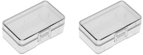 OSALADI Lot de 2 supports de batterie 9 V - Petit organiseur de batterie - Porte-piles - Organiseur de batterie - Boîte de rangement pour piles