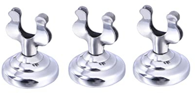 ROMISBABA 3pcs Portable Menu Holders Stainless Steel Card and Menu Stands Table Number Holder Place for Restaurant and Events