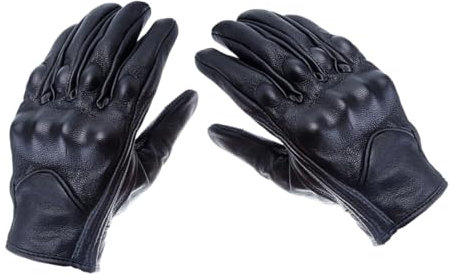 ETHZZLE Winter Lederhandschuhe Mit Touchscreen-Funktion Warme Dicke Handschuhe Für Outdoor-aktivitäten Und Fahrradtouren s Schwarz