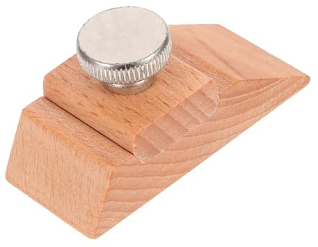 SHINEOFI Blocco di Levigatura in Legno per Cuoio, Facile da Usare, Affinamento e Lisciatura dei Bordi, per Artigianato Professionale e Lavorazione Pelle