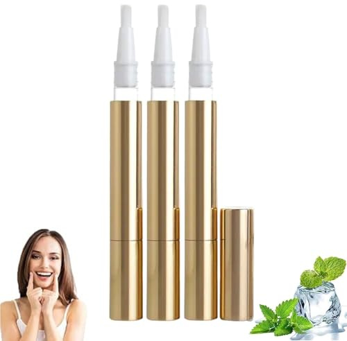 Caeloria Teeth Whitening Pen, Caeloria Teeth Whitening Gold Serum Pen, Zahnaufhellung Whitening Pen, Bleaching Stift für Weiße Zähne, Schnelles Bleaching Zähne, Effektiv Entfernen Aller Flecken (3)