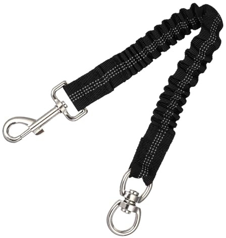 YARNOW Pet Elastic Rope Stretch Leash Extension for Dogs Heavy Duty Reflective Nylon Dog Leash for Pulling for Walking and Jogging