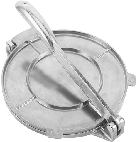 ARTIBETTER Prensa Manual de Tortillas y Empanadillas de Aleación de Aluminio Molde para Masa Resistente para Cocina Casera Herramienta Portátil para Hacer Masa Uniforme y Rápida