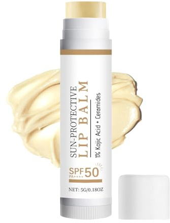 Sun Protective Lip Balm SPF 50 - High Protection Broad Spectrum UVA/UVB Lip Care - Moisturising Lip Balm for Dry & Chapped Lips - Water-Resistant Sun Defence - Daily Lip Balm for Men and Women