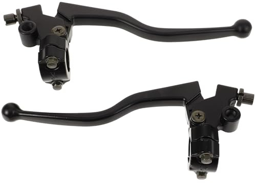 SHINEOFI Juego de Soportes para Manetas de Embrague y Freno para Motocicleta Fxd125 Gl125 Soporte Izquierdo y Derecho Base para Espejo Repuesto Compatible para Manillar Accesorios Moto