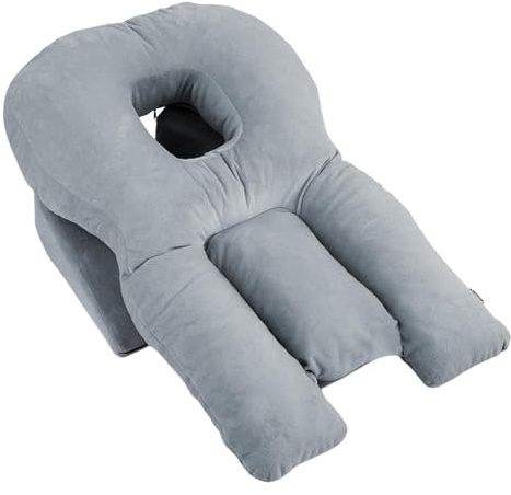 Cuscino per Dormire a Pancia in Giù - Cuscino Morbido per Riposini - Cuscini da Massaggio con Posizione a Viso in Giù - Per casa, , divano, poltrona reclinabile, riposo, relax, sdraiarsi, reclinarsi,