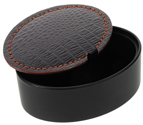 Joyero de viaje para gemelos, de piel sintética, para guardar accesorios, embalaje protector de recuerdo