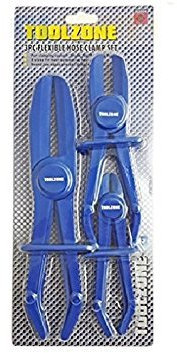 TZ 3PC FLEXIBLE CLAMP SET HANDS FREE BRAKE PAD HOSE PIPE RADIATOR FUEL JUBLEE CLIPS