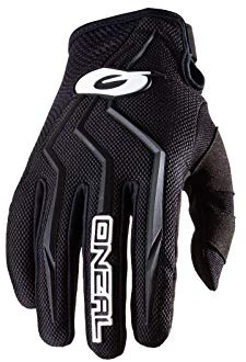 O'NEAL | Fahrrad- & Motocross-Handschuhe | MX MTB Mountainbike Enduro Motorrad | Sichere Passform, Ergonomische Polsterung, TPR-Streifen | Element Glove | Erwachsene | Schwarz | Größe XL