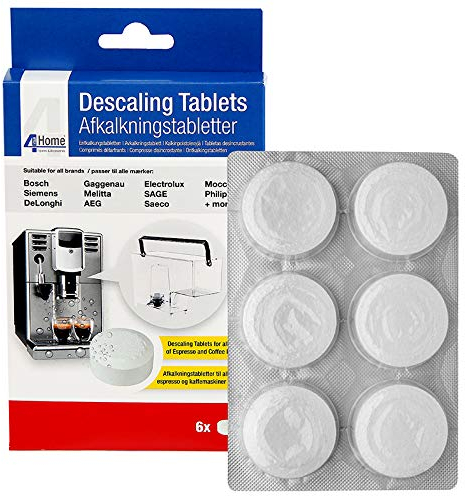 Qualtex Coffee Espresso Maker Descaling Tablets Compatible With DeLonghi Coffee Machines - 6PK