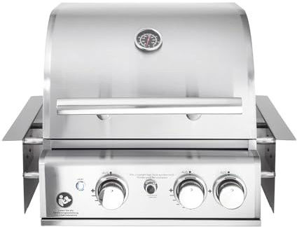 Allgrill Top-Line Chef S Built-In Gasgrill Einbaugrill Edelstahl Air System 2 Brenner/Backburner