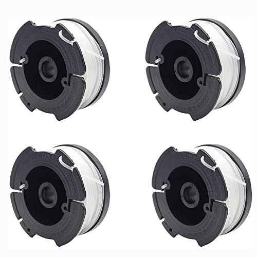 unique corn A6481 A6485 Spool Line Compatible with Black & Decker, 30'x 0.065 Replacement Spool for Reflex Strimmer ST5530-GB GLC3630L20-GB STC1820PC-GB BESTA530-GB BESTA525-GB (4 Packs)