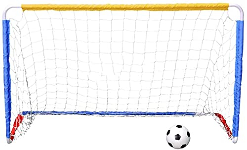 ZHEYANG Fußball Tor Fussball Tor Torwand Mini Tragbares Fußballtraining Langlebiges Hinterhof-Fußballtor Kinder-Fußballtor-Set Model:G01106