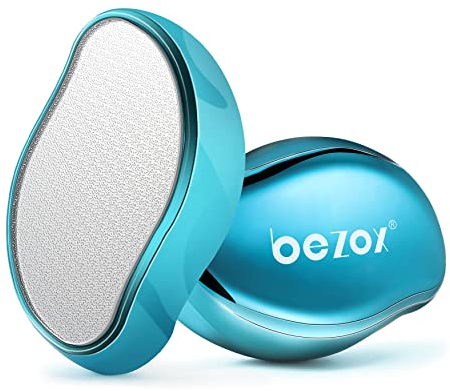 BEZOX 2in1 Nano Glass Foot File for Foot Spa, Home Salon -Highly Effective Callus Remover Wake Up Velvety Feet