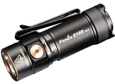 fenix , Hohe Leistung, E18R v2.0 USB C Mini EDC 1200 Lumen Taschenlampe, Schwarz