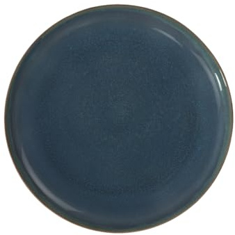 like. by Villeroy & Boch - Crafted Speiseteller Blau, Spülmaschinenfest, Mikrowellensicher, Teller, Essteller, Porzellan, Geschirr, Premium Porzellan | Premium Porzellan, Made in Germany, spülmaschinenfest, mikrowellengeeignet, Töpferoptik Effekt Glasur, ideal zum Essen