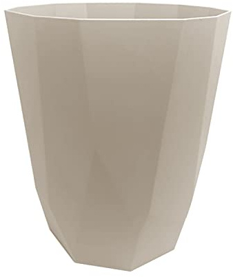 JMS we create smile 8 Litre Waste Paper Bin Trash Can Dry Waste Bin For Home Office (Paper Bin, Beige)