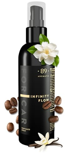 Spray désodorisant voiture 100 ml – Parfum Jasmin, café et vanille, anti-odeurs puissant, neutraliseur de mauvaises odeurs, anti-tabac, purificateur d’air intérieur longue durée