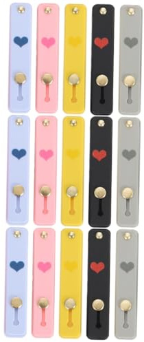 OSALADI 3 Sätze Handy-griffhalter Telefongriff Funktionale Handy-telefonhalter Finger Einfach Zu Installierende Teleskop-fingerschlaufen 5 Stück * 3