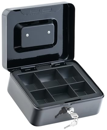 Sevico Tresor Safe Groß, Tresor mit Schlüssel Möbeltresor mit Schloss, Wandtresor für Zuhause, Geschäft, Büro, Hotel, Geld, Dokument, Schmuck, Reisepass 9x20x16cm