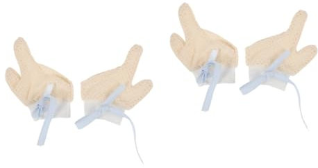 UPKOCH 2paare Fingerhandschuhe Gegen Daumenlutschen Elastische Fingerhandschuhe Aus Schutz Für Kleinkinder Atmungsaktive Anti- -handschuhe Geeignet Für Verschiedene Altersgruppen
