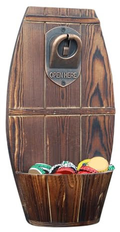 Apribottiglie da parete – Apribottiglie in legno – Apribottiglie con