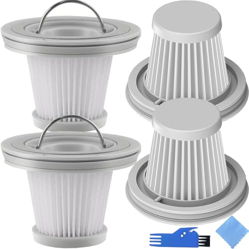 EATBALE 4 Pcs Hepa Filter Replacement Parts for Xiaomi SSXCQ01XY Handheld Vacuum Cleaner Cordless Home Car Use for Mijia Mini Sweeper Filter Universal Attachment Washable Wireless Accessories Kit