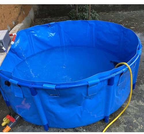 Piscina con riserva d'Acqua, Piscine Fuori Terra Blu da Giardino da 13 Piedi, 12 Piedi, 10 Piedi, 8 Piedi, 6,6 Piedi, 6 Piedi, 5 Piedi, 4 Piedi, 3 Piedi di Larghezza, Piscina in plastica per