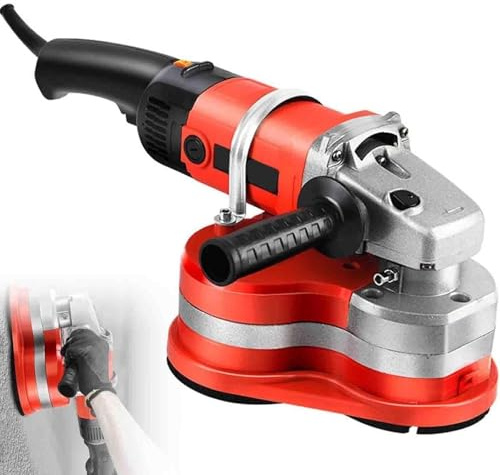 Levigatrice Portatile a Tre Teste per Pareti E Pavimenti Da 3800 W, Set Di Levigatura per Cemento per Pareti E Pavimenti, Lucidatrice Versatile per La Rifinitura Di Superfici in Cemento Withoutrod