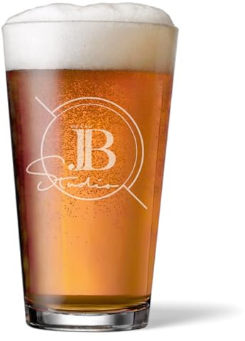 Custom Bespoke Engraved Beer Glass, Perfect Pint, Personalised Logo