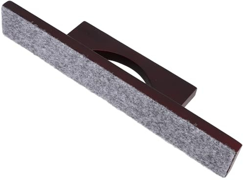 TOYZFRIENDY Table Ergonomic Lightweight Shuffleboard Wooden with Handle Brush Tool Cleaning Maintenance for Shuffleboard Tables for Game Room