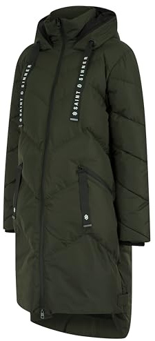 Saint & Sinner Women's 'Newby' Hooded Longline Quilted Puffer Coat