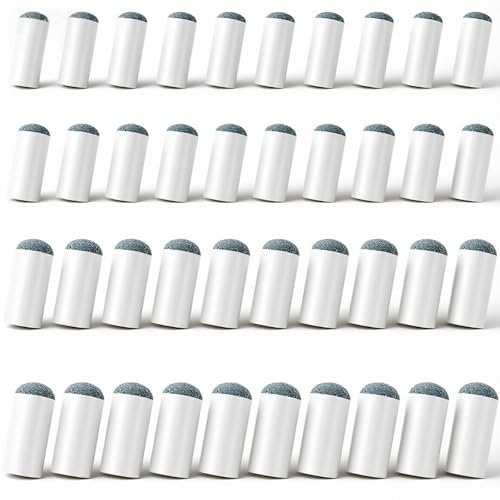 Quilax 24Pcs Pool Cue Tips Replacement Kit, 4 Sizes Slip On Pool Cue Tips, Billiard Stick Tip for Billiard Accessories(9mm/ 10mm/ 12mm/ 13mm, Each Size 6pcs)