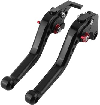 Maneta Embrague Freno Moto Para BMW G310R 2017-2023 Accesorios De Motocicleta Manijas Palanca Embrague Freno Corto(Black and red)