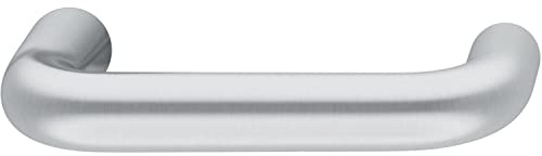 FSB 0 10 1070 04600 6204 ASL AGL Drückerlochteil Türgriff universal, Türdrücker U-Form, Edelstahl matt 10107004600, Silber