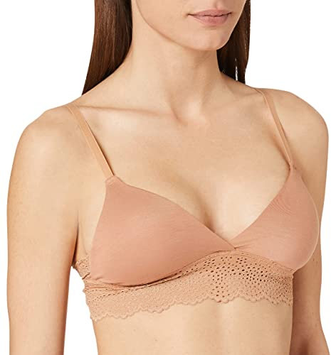 Skiny Damen Bamboo Lace 080583 BH Mit Voller Abdeckung, Bronze, 38/A-B EU