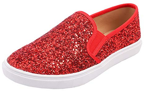 Feversole Women's Fashion Slip-On Sneaker Casual Flat Loafers,Sneakers Slip-on alla Moda per Mocassini Piatti Casual da Donna