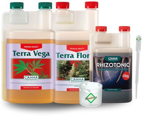 Weedness Canna Terra Set Small – Engrais kit complet Terra pour culture en terre