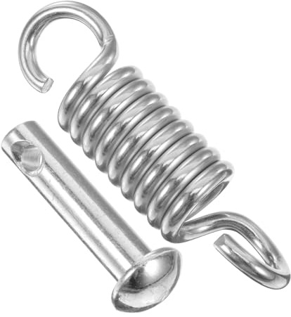 CANIGHT Set Di Molle Per Sospesa e Ganci a Per Altalena Da Esterno Installazione Semplice Design Ad Resistenza Capacità Di Carico Pesante Per Amache e Altalene Da Veranda