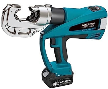 ZKLGS Pince à Sertir Hydraulique, Outils de sertissage alimentés par Batterie BZ-400, Pince à sertir hydraulique électrique Rechargeable 16-400mm2 cisaille à sertir de câble électrique Pince, Sertir