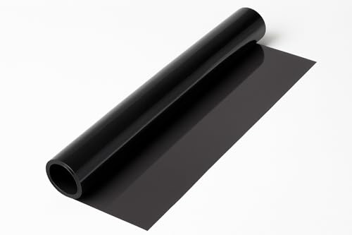 3 Rotoli 76 cm x 300 cm Pellicola Super Oscurante Per Vetri Auto Nero Oscuramento 5% Vlt Super Nero