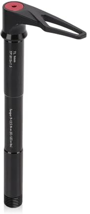 Spiedino per asse anteriore passante, da 15 mm, a sgancio rapido, con maniglia girevole regolabile, forcelle per Rockshox