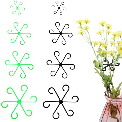TEOZBLU 16 Clip per Piante perenni Clip di Supporto per Piante, Porta steli Portapiante,per da Giardino Supporti rampicanti monarca e Fiori di Taro, ortensie da Pomodoro
