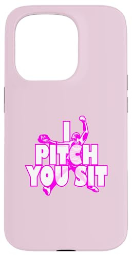 T-Shirt « I Pitch You Sit » - Pichet de Softball Coque pour iPhone 15 Pro