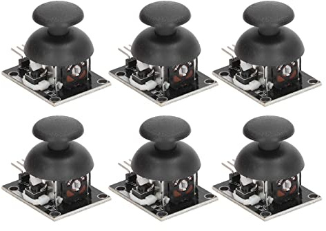 FILFEEL 6er-Pack KY-023 Dual-Achsen Joystick-Sensor Modul Kit für DIY Game-Controller Ersatzteil