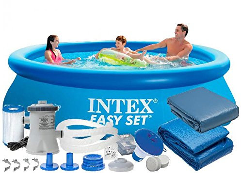 Intex 28122 9 in 1 305 X 76 3853l Pool – Set Easy – Set giardino piscina